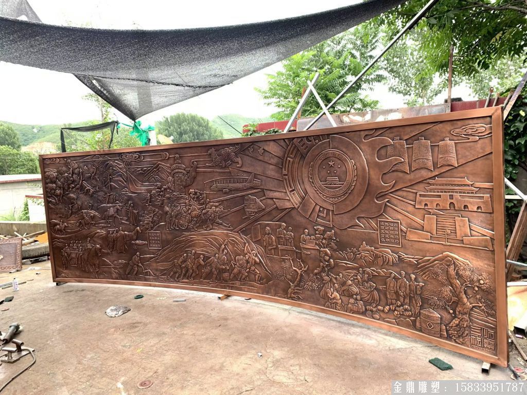 壁畫浮雕 墻體浮雕 鍛銅浮雕1