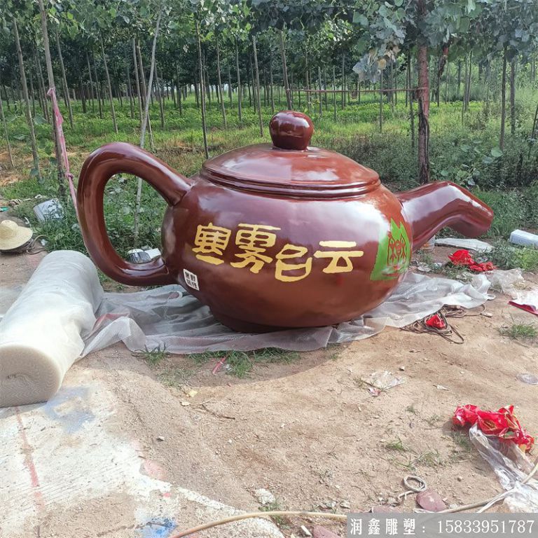 銅雕天壺噴泉構(gòu)造，廠家加工鍛銅天壺